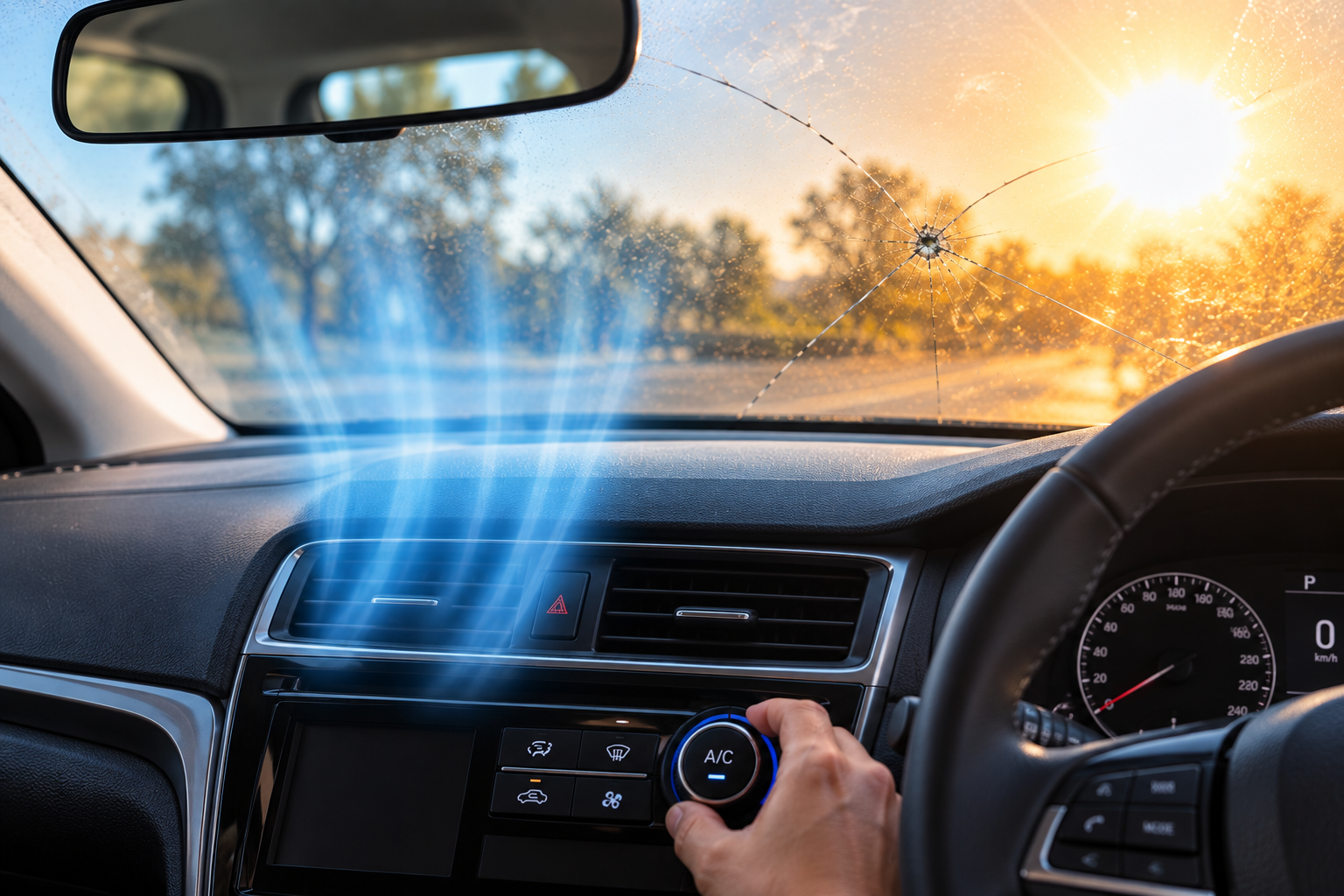 hot windscreen