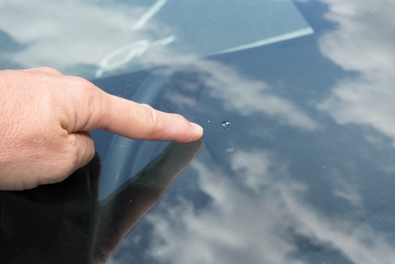 chipped windscreen